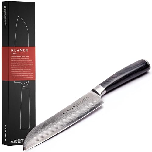 Santoku Damastmesser 18 cm