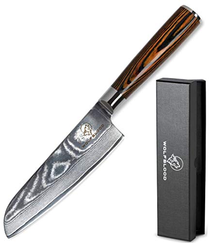 Damast Santoku 13 cm