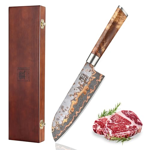 MysticMagma Santoku 17,5 cm