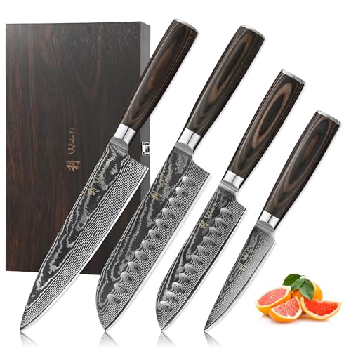 EDIB Essentials Damastmesser-Set 3-teilig
