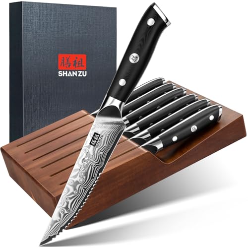 PRO Series Damast-Steakmesser-Set 7-tlg.